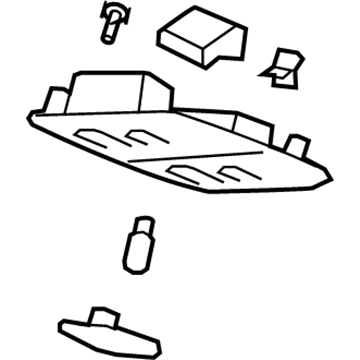 Cadillac 25831190 Reading Lamp Assembly