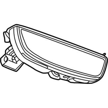 Cadillac 13564447 Mirror Inside