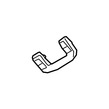 GM 42687352 Grip Handle, Gray, Rear Passenger Side 42687352 GM Grip Handle, Gray, Rear Passenger Side Illustration 1 of 1