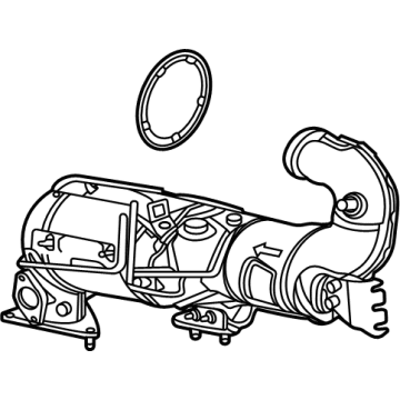 Chevy 40009139 Catalytic Converter