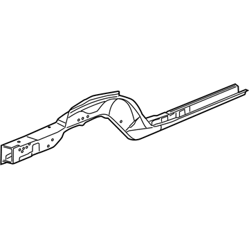 GM 19355184 Lower Rail, Front Passenger Side 19355184 GM Lower Rail, Front Passenger Side Illustration 1 of 1