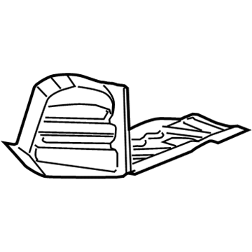 GM 89025776 Rail Extension 89025776 GM Rail Extension Illustration 1 of 1