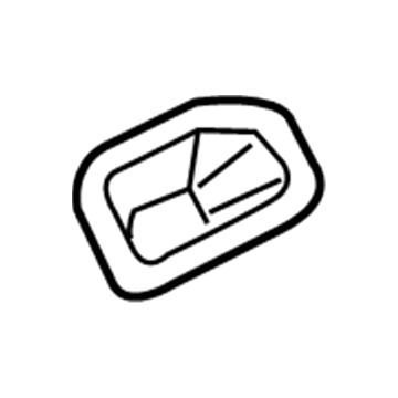 GM 23145401 Bezel, Rear Driver Side 23145401 GM Bezel, Rear Driver Side Illustration 1 of 1