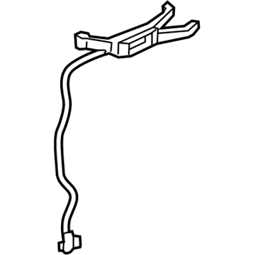 GM 23294873 Lever, Rear Driver Side 23294873 GM Lever, Rear Driver Side Illustration 1 of 1