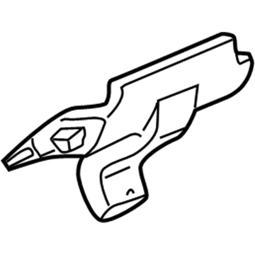 22721055 GM Floor Duct Illustration 1 of 1