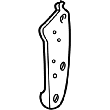 GM 10391218 Evaporator Core Seal 10391218 GM Evaporator Core Seal Illustration 1 of 1