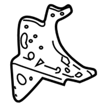 22664711 GM Inlet Duct Bracket Illustration 1 of 1