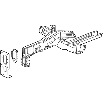 95258558 GM Lower Rail Assembly Illustration 1 of 1