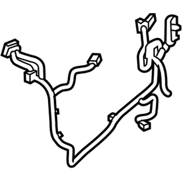 84291275 GM Harness, Rear Driver Side Illustration 1 of 1