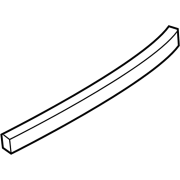 84306817 GM Belt Weatherstrip, Rear Passenger Side Illustration 1 of 1