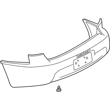 Chevy Cavalier Bumper Cover - 12335630