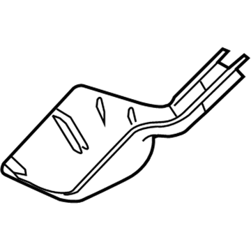 GM 22865413 Front Camera Cover, Rear 22865413 GM Front Camera Cover, Rear Illustration 1 of 1