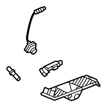 GM 85668801 Camera Assembly-Rear View Driver Information 85668801 GM Camera Assembly-Rear View Driver Information Illustration 1 of 1