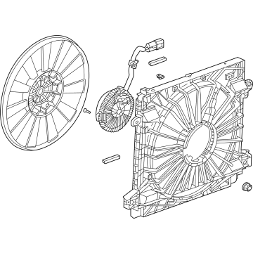 GM 85080140 Fan, Engine Air Cooling(Electrical) 85080140 GM Fan, Engine Air Cooling(Electrical) Illustration 1 of 1