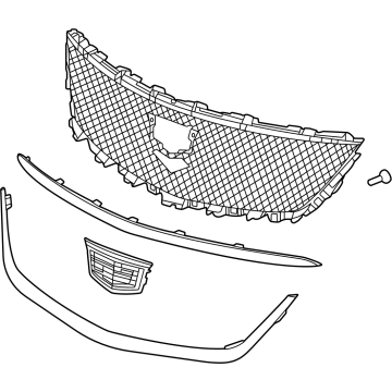 42916283 GM Grille Assembly-Front Illustration 1 of 1