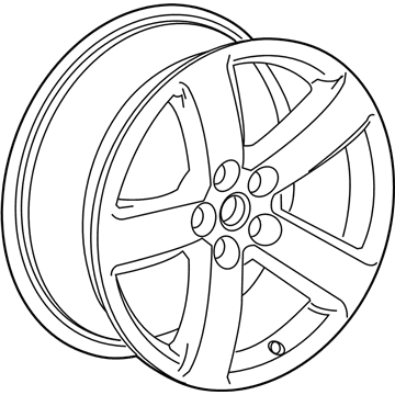 9598210 GM Wheel, Alloy Illustration 1 of 1