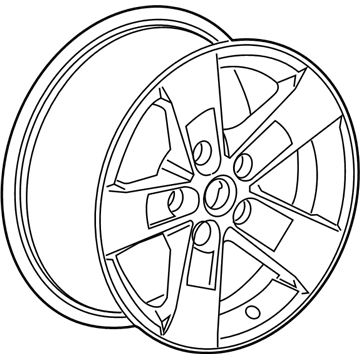 Chevy Malibu Limited Spare Wheel - 9598666