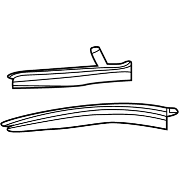 84234055 GM Deflector, Front Illustration 1 of 1