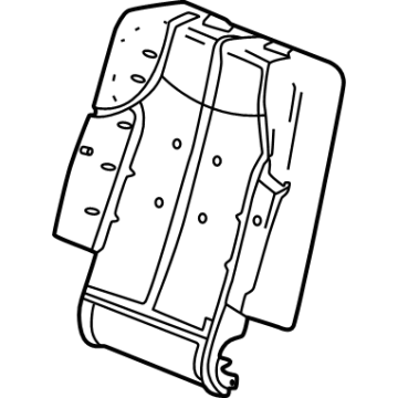 Cadillac 86822193 Seat Back Pad