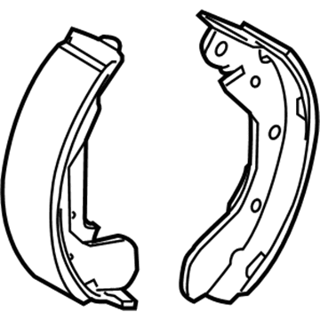 Chevy Aveo5 Brake Shoe Set - 96473229