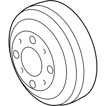 Chevy Trailblazer EXT Water Pump Pulley - 24576970