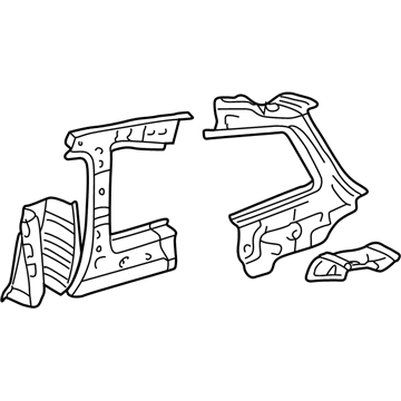 Pontiac 88973144 Inner Panel Assembly