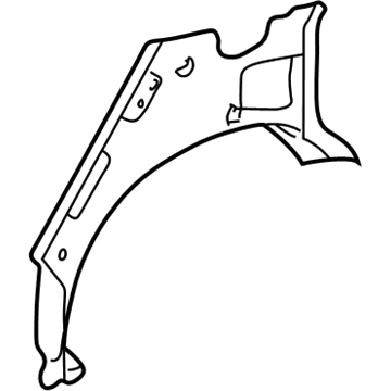 Pontiac 88969742 Outer Wheelhouse