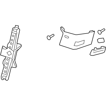 GM 22852971 Upper Quarter Trim 22852971 GM Upper Quarter Trim Illustration 1 of 1