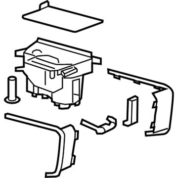 GM 22742344 Cup Holder 22742344 GM Cup Holder Illustration 1 of 1