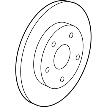 Chevy Malibu Brake Rotor - 23118537