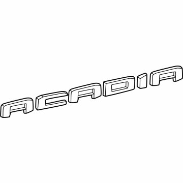 GMC 84327491 Nameplate