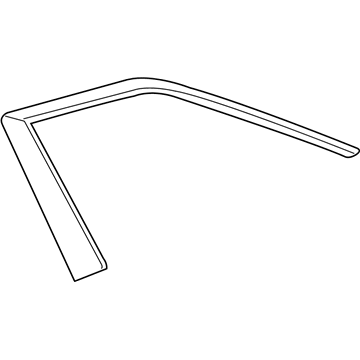 GM 19351545 Black Out Tape, Rear Driver Side 19351545 GM Black Out Tape, Rear Driver Side Illustration 1 of 1