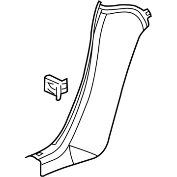 Chevy 20787227 Lock Pillar Trim