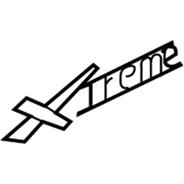 GM 15053247 Nameplate, Outer 15053247 GM Nameplate, Outer Illustration 1 of 1