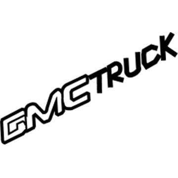 GMC 15675400 Nameplate