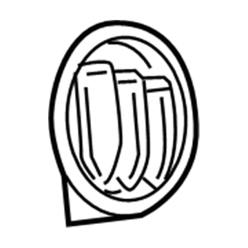 GM 22772884 Emblem 22772884 GM Emblem Illustration 1 of 1