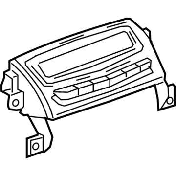 GM 23350295 Heater Control 23350295 GM Heater Control Illustration 1 of 1