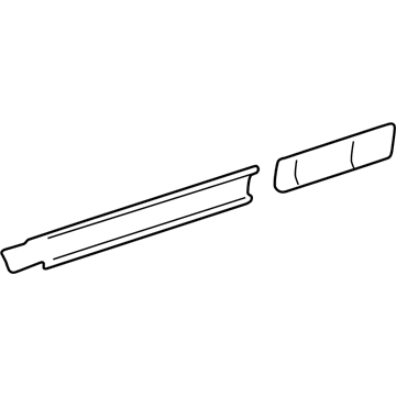 GM 15268985 Inner Rocker, Passenger Side 15268985 GM Inner Rocker, Passenger Side Illustration 1 of 1