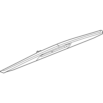 84769106 GM Molding Assembly, Black, Rear Illustration 1 of 1