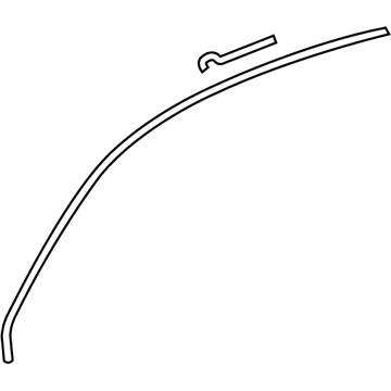 GM 20894252 Reveal Molding, Driver Side 20894252 GM Reveal Molding, Driver Side Illustration 1 of 1