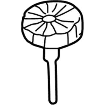 GM 26095323 Reservoir Cap 26095323 GM Reservoir Cap Illustration 1 of 1