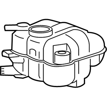 GM 84390872 Reservoir Tank 84390872 GM Reservoir Tank Illustration 1 of 1