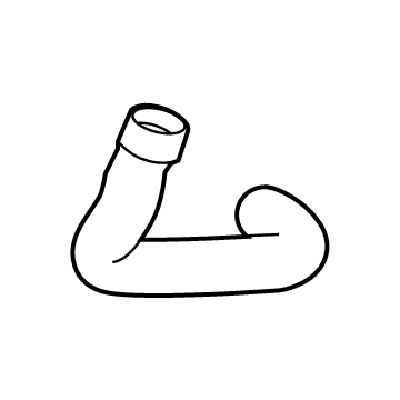 GM 84141878 Inlet Hose 84141878 GM Inlet Hose Illustration 1 of 1