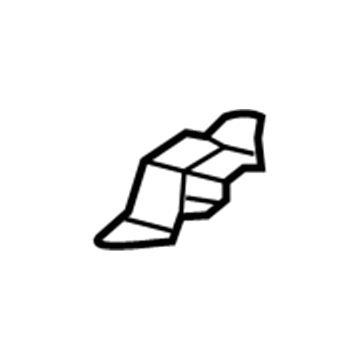 GM 20781568 Hinge Reinforcement, Driver Side 20781568 GM Hinge Reinforcement, Driver Side Illustration 1 of 1
