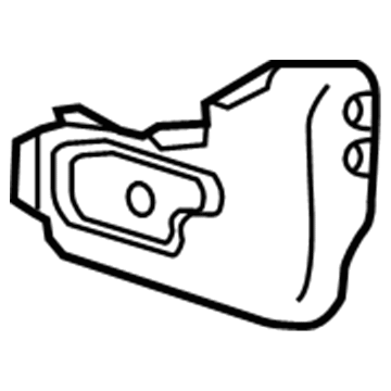 GM 22958396 Outrigger, Driver Side 22958396 GM Outrigger, Driver Side Illustration 1 of 1