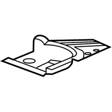 22958380 GM Outrigger, Passenger Side Illustration 1 of 1