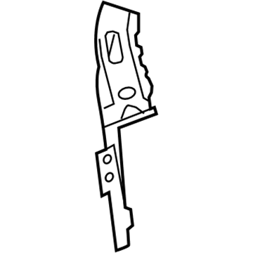 20890546 GM Mount Panel, Front Inner Passenger Side Illustration 1 of 1