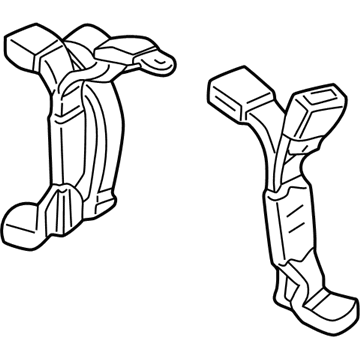 GM 88951569 Lap & Shoulder Belt, Gray 88951569 GM Lap & Shoulder Belt, Gray Illustration 1 of 1