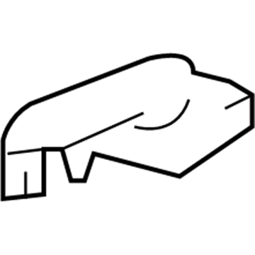 GM 15214545 Rear Cover, Passenger Side 15214545 GM Rear Cover, Passenger Side Illustration 1 of 1