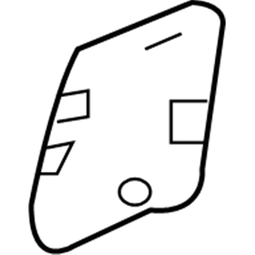 15214527 GM Side Cover, Front Driver Side Illustration 1 of 1